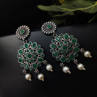 Oxidized Round Shape Daily Wear Earrings