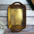 Decorative Antique Rectangular Fruit Basket