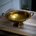 Exquisite Vintage-Inspired Round Fruit Basket with Decorative Edge